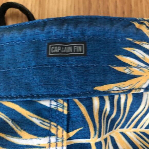 Captain Fin 4-way Dolphin Stretch Quik Dry Beach Swim Trunk Shorts - Picture 8 of 9